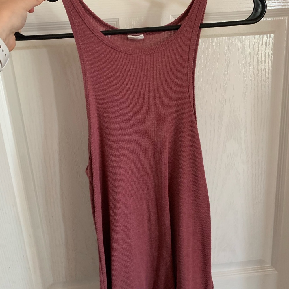 High neck tank top